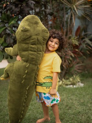 Short Tactel Estampado Seu Pedro