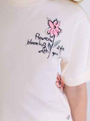 T-shirt Flores Abstract